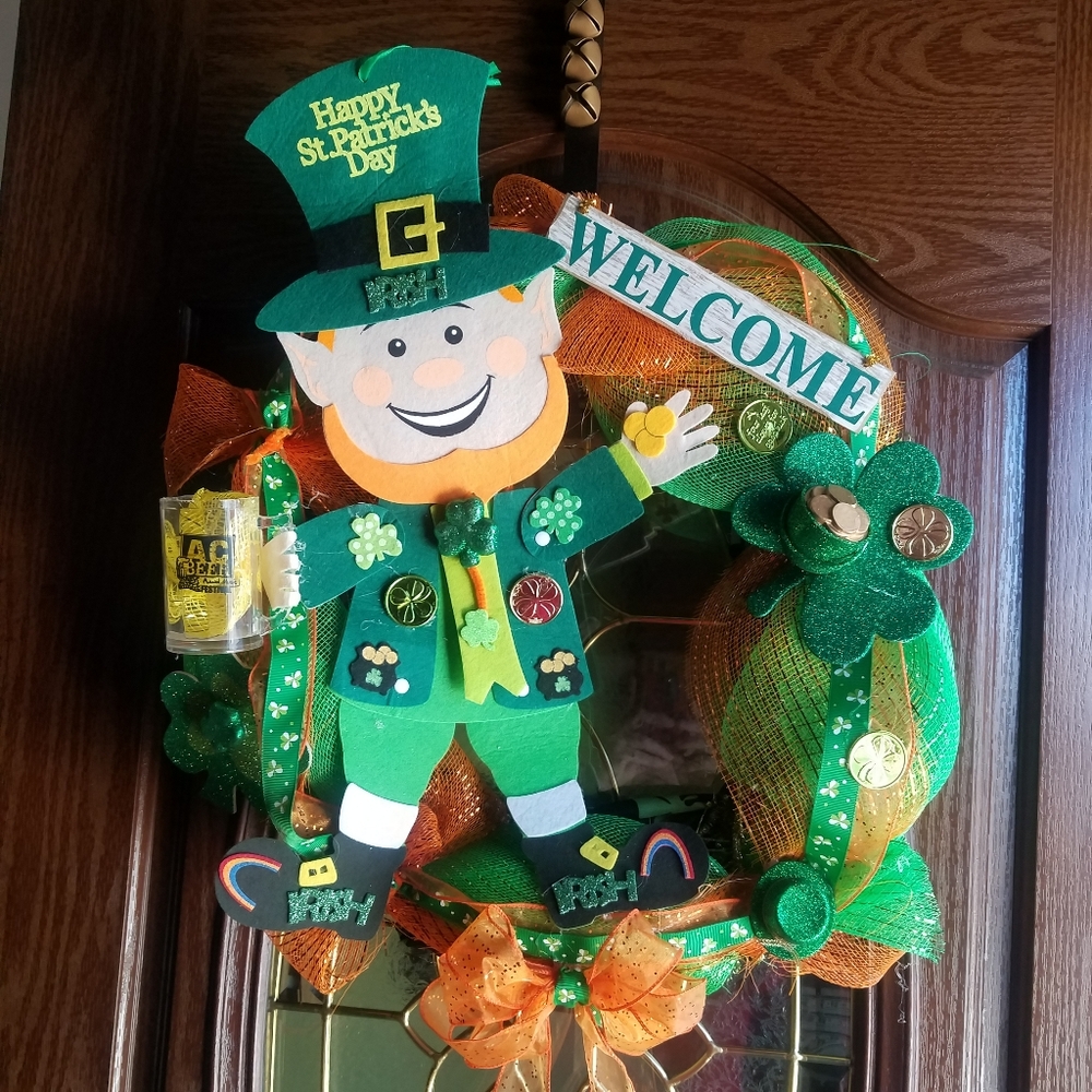 Saint Patrick's Day wreath